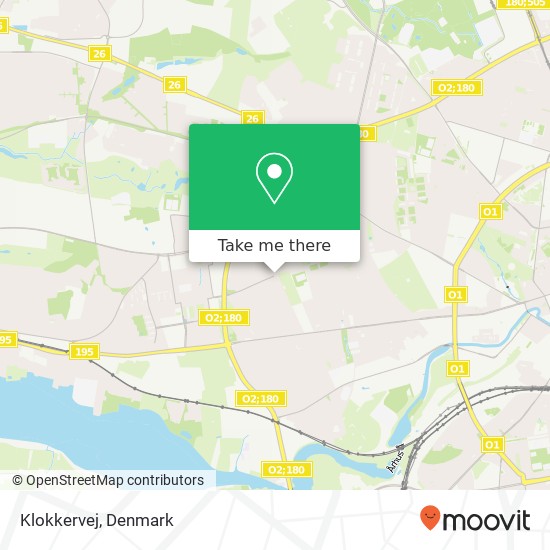 Klokkervej map