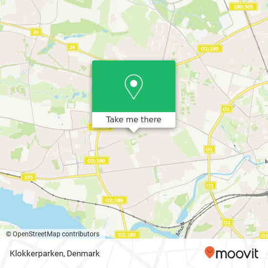 Klokkerparken map