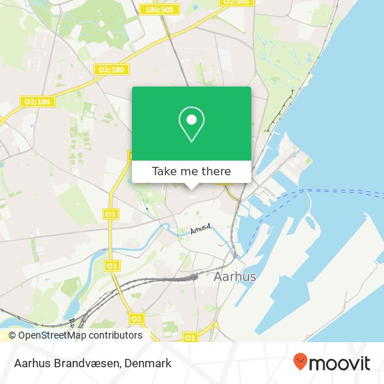 Aarhus Brandvæsen map