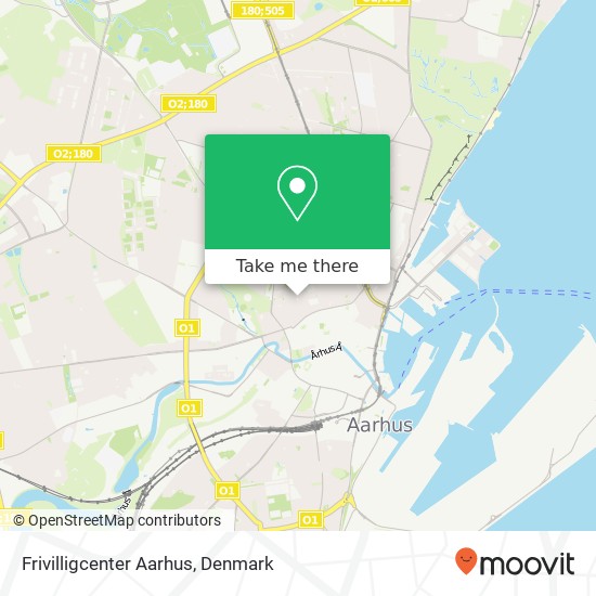 Frivilligcenter Aarhus map