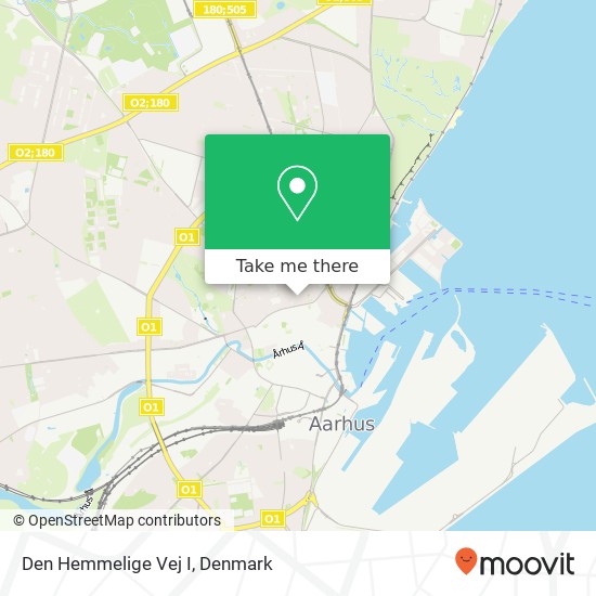 Den Hemmelige Vej I map