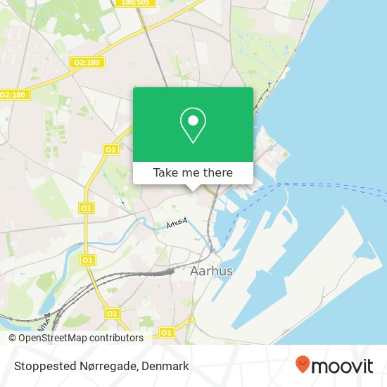 Stoppested Nørregade map