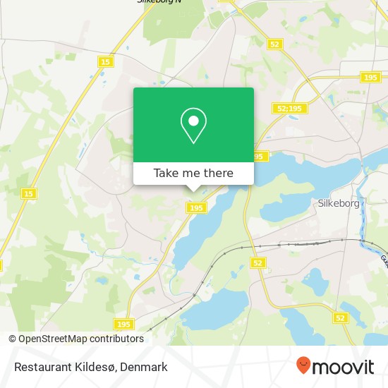 Restaurant Kildesø map