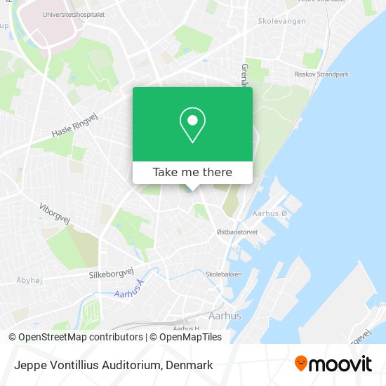 Jeppe Vontillius Auditorium map