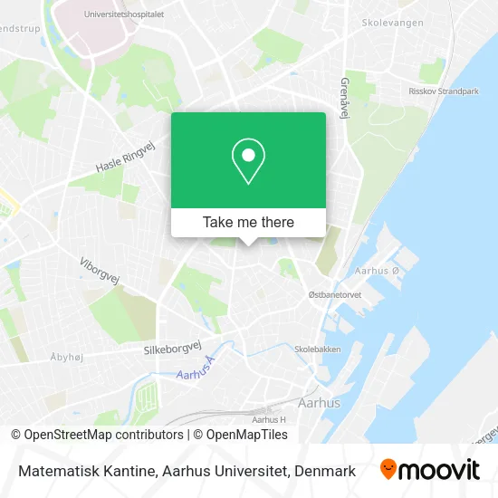 Matematisk Kantine, Aarhus Universitet map
