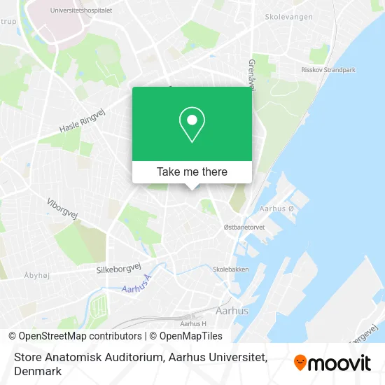 Store Anatomisk Auditorium, Aarhus Universitet map