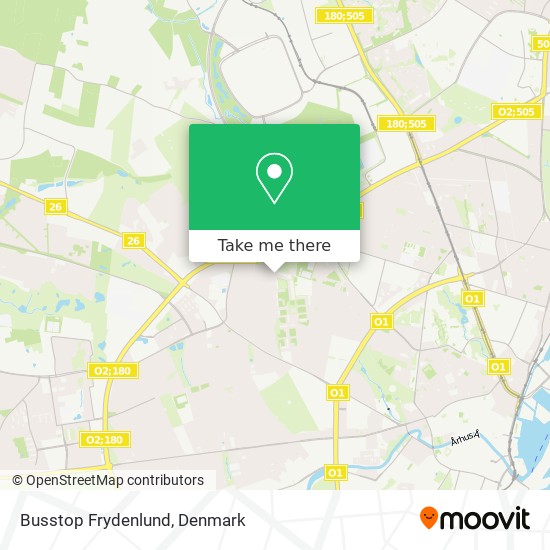 Busstop Frydenlund map