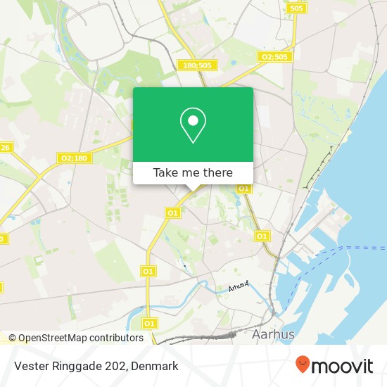 Vester Ringgade 202 map