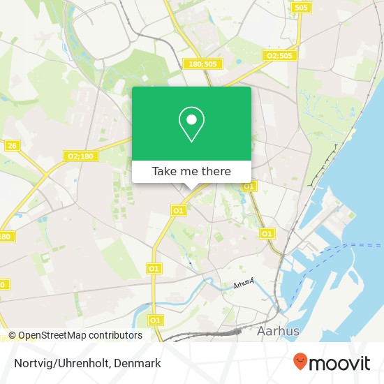 Nortvig/Uhrenholt map