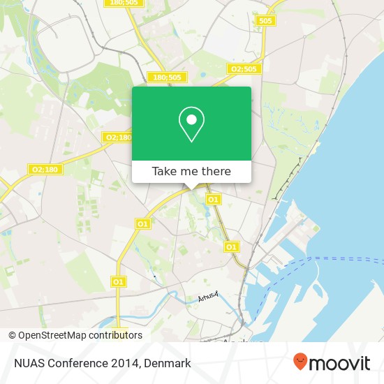 NUAS Conference 2014 map