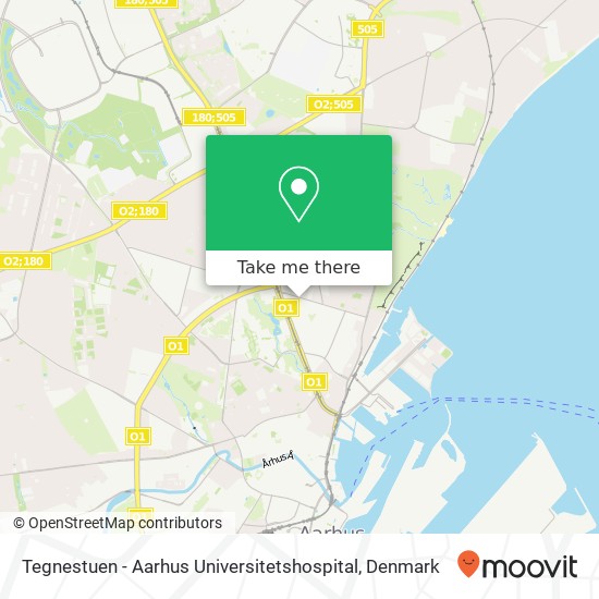 Tegnestuen - Aarhus Universitetshospital map