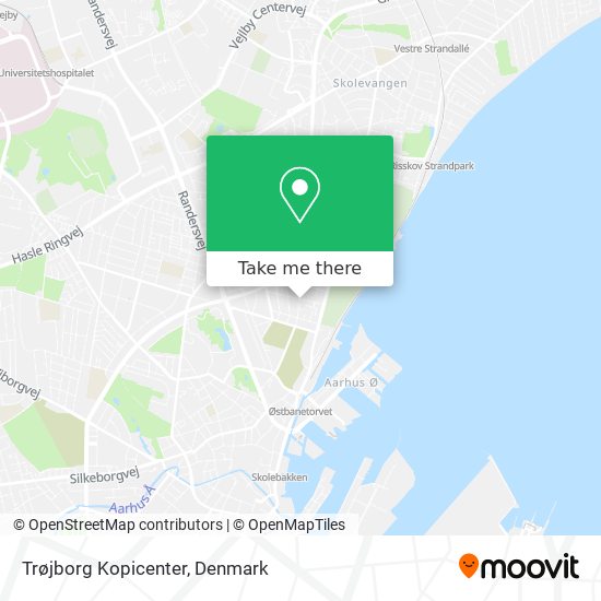 Trøjborg Kopicenter map
