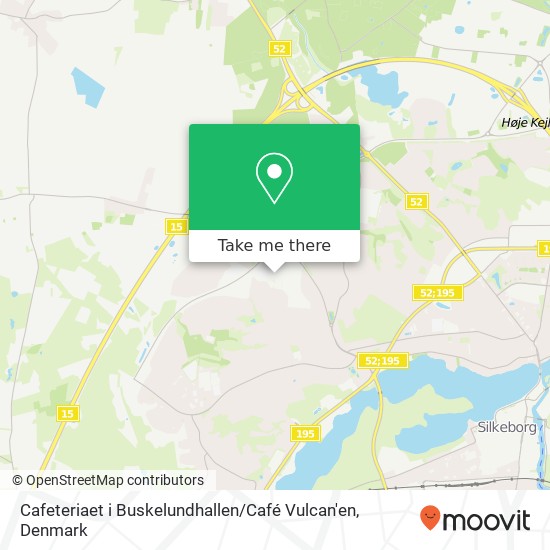 Cafeteriaet i Buskelundhallen / Café Vulcan'en map