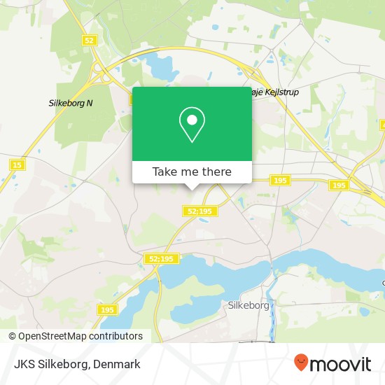 JKS Silkeborg map