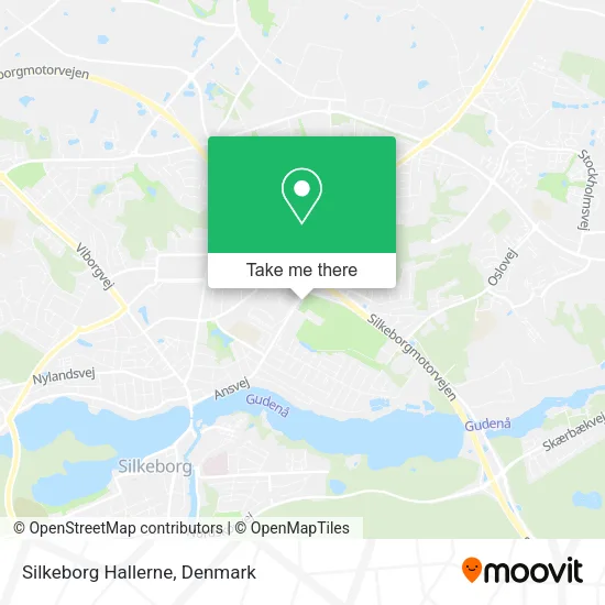 Silkeborg Hallerne map