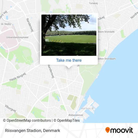 Riisvangen Stadion map