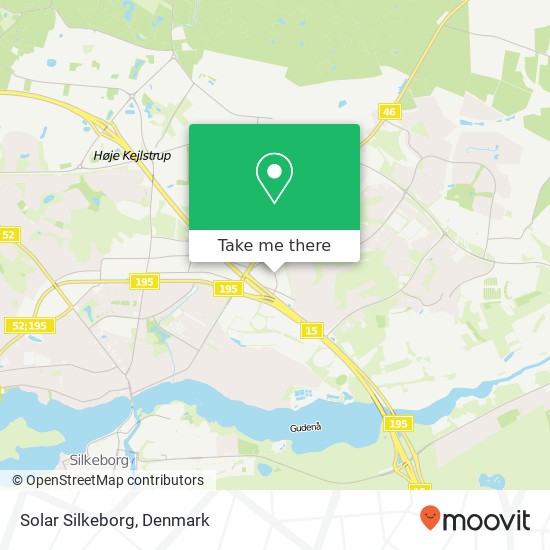 Solar Silkeborg map