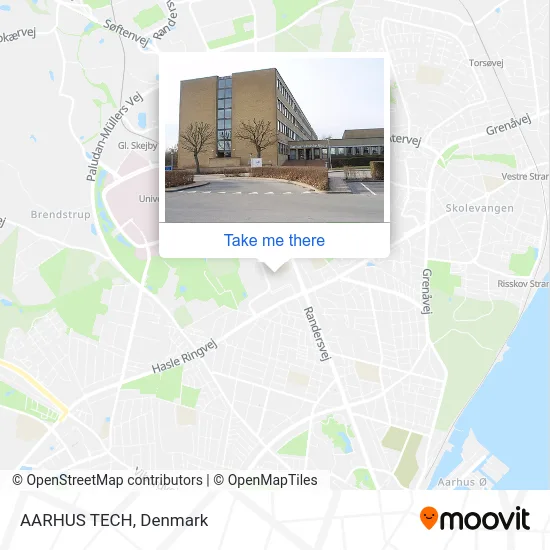 AARHUS TECH map