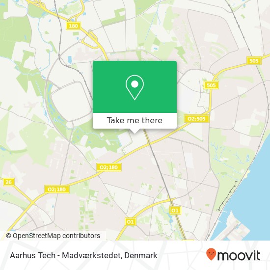 Aarhus Tech - Madværkstedet map