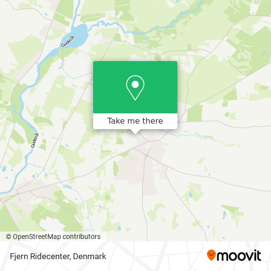 Fjern Ridecenter map
