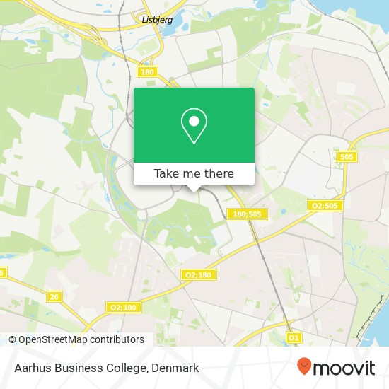 Aarhus Business College map