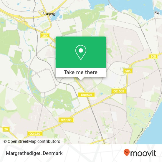 Margrethediget map