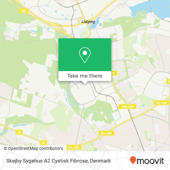 Skejby Sygehus A2 Cystisk Fibrose map