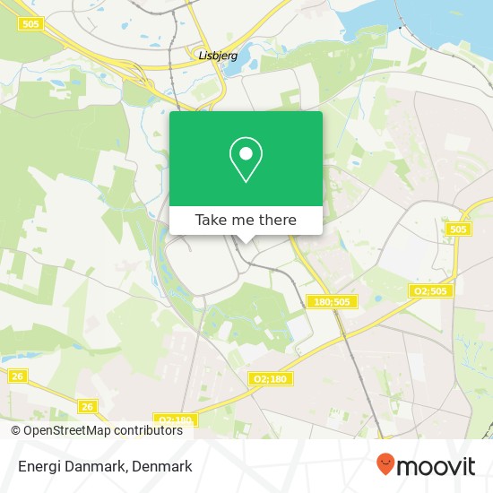 Energi Danmark map