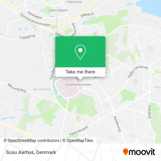 Sosu Aarhus map