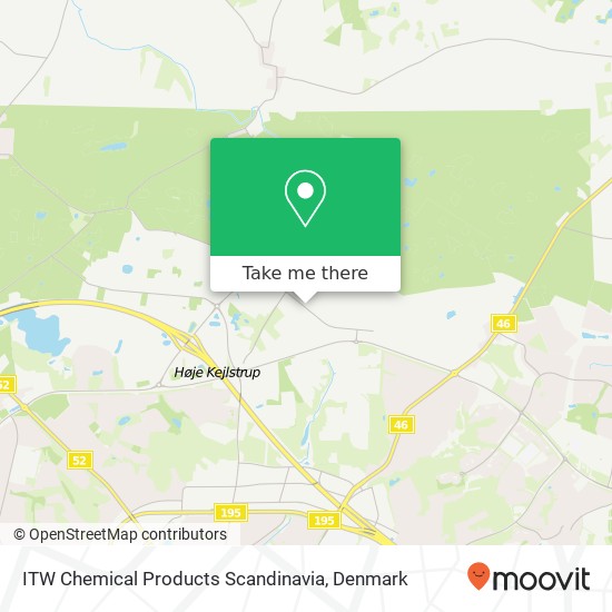 ITW Chemical Products Scandinavia map