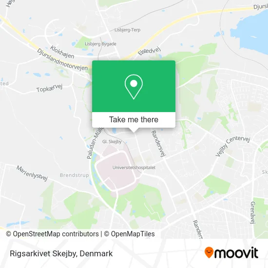 Rigsarkivet Skejby map