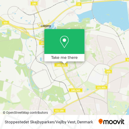 Stoppestedet Skejbyparken / Vejlby Vest map