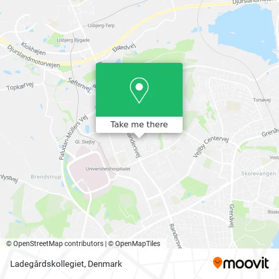 Ladegårdskollegiet map