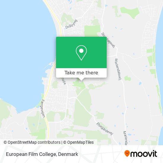 European Film College map