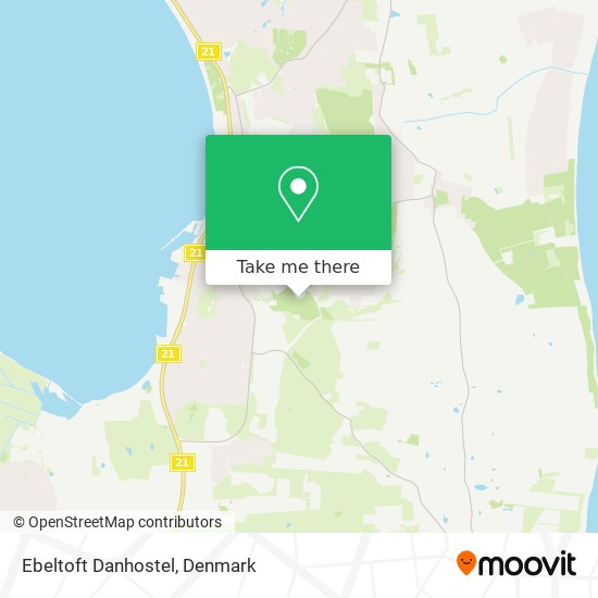 Ebeltoft Danhostel map