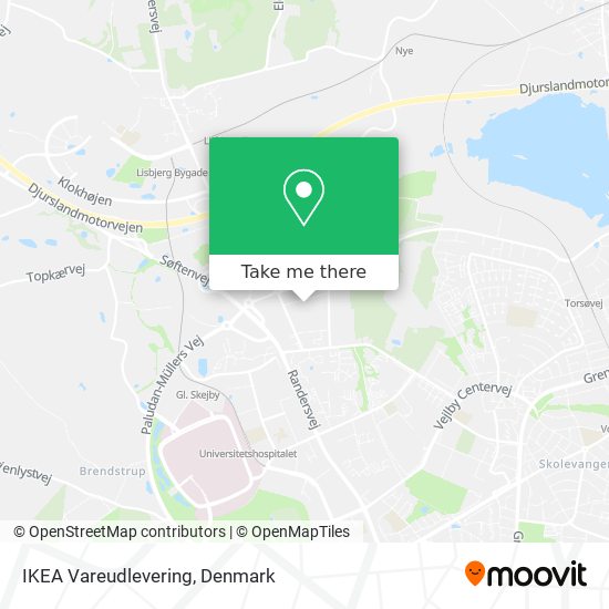 IKEA Vareudlevering map