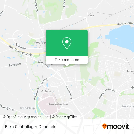 Bilka Centrallager map