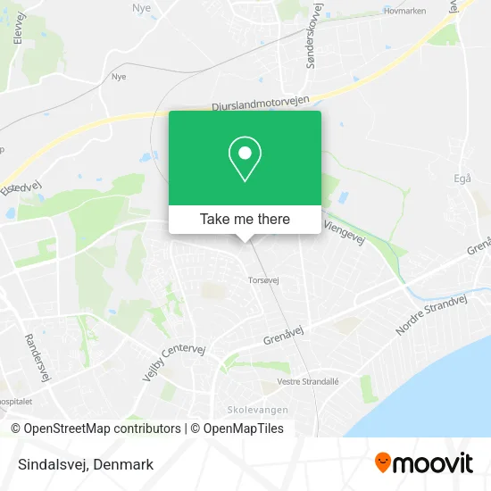 Sindalsvej map