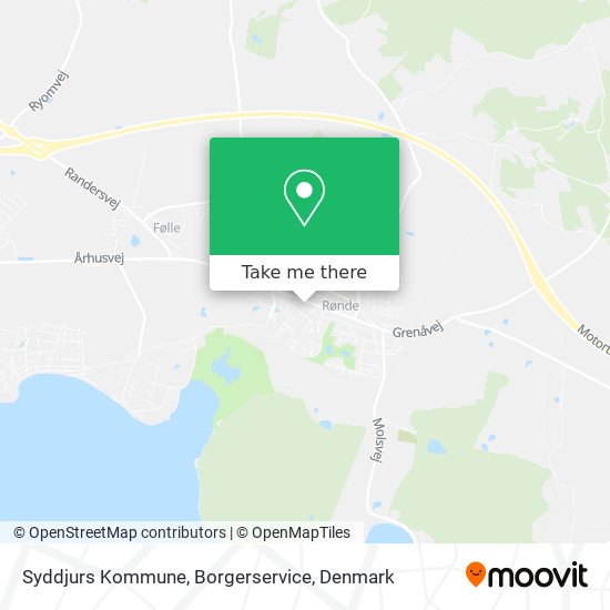 Syddjurs Kommune, Borgerservice map