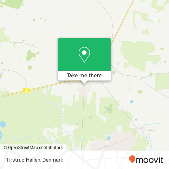 Tirstrup Hallen map