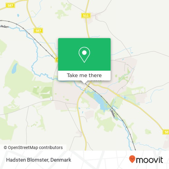 Hadsten Blomster map