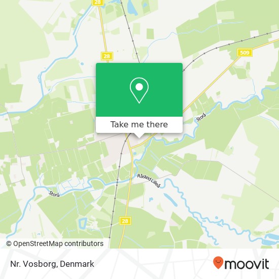 Nr. Vosborg map