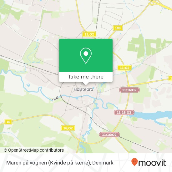 Maren på vognen (Kvinde på kærre) map