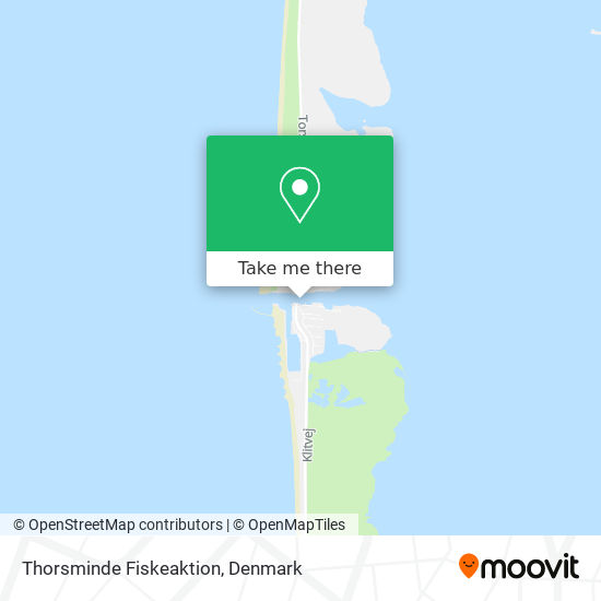 Thorsminde Fiskeaktion map