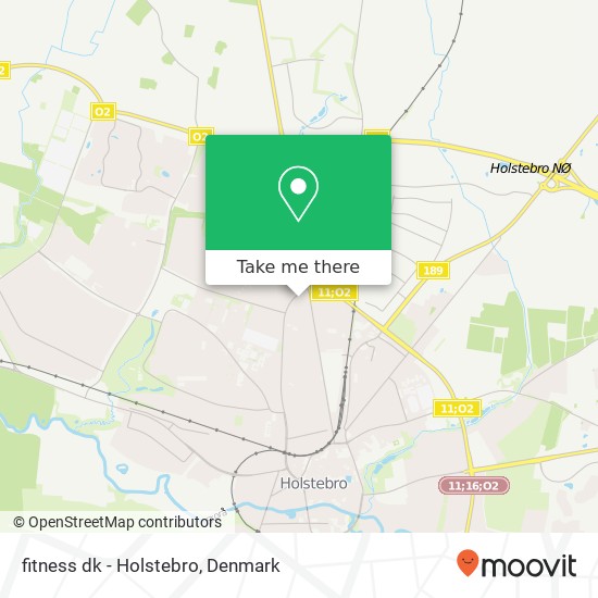 fitness dk - Holstebro map