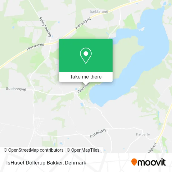 IsHuset Dollerup Bakker map