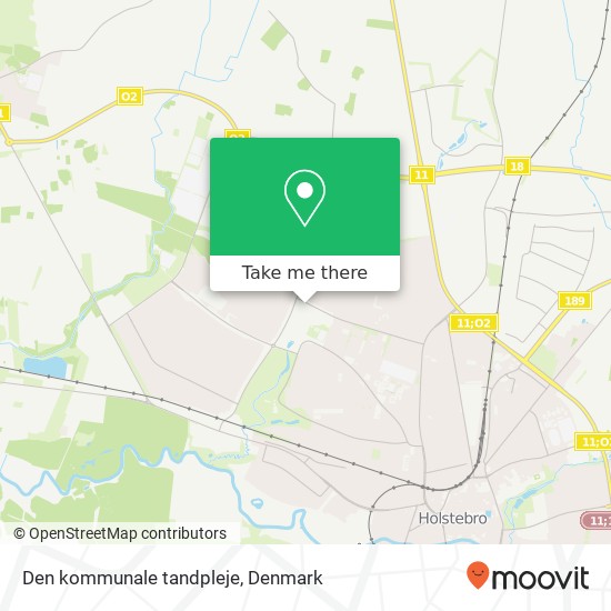 Den kommunale tandpleje map