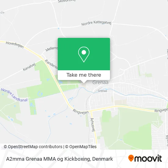 A2mma Grenaa MMA og Kickboxing map