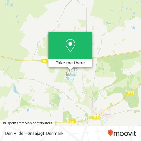 Den Vilde Hønsejagt map