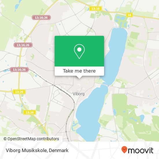 Viborg Musikskole map